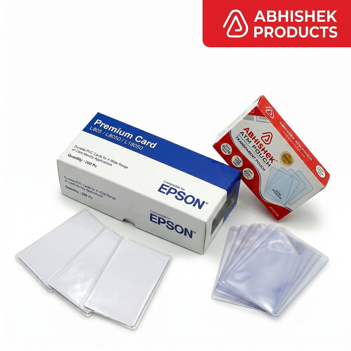 Epson Special Quality PVC Cards + Glossy ATM Cover Combo Kit