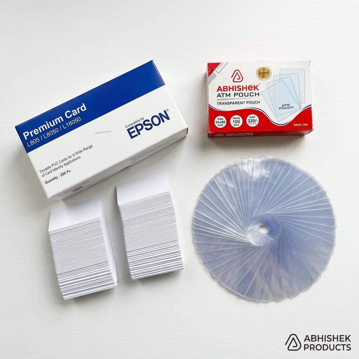 Epson Special Quality PVC Cards + Glossy ATM Cover Combo Kit