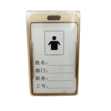 GOLD METAL ID CARD HOLDER Aluminium ID CARD BADGE TAG HOLDER (6)