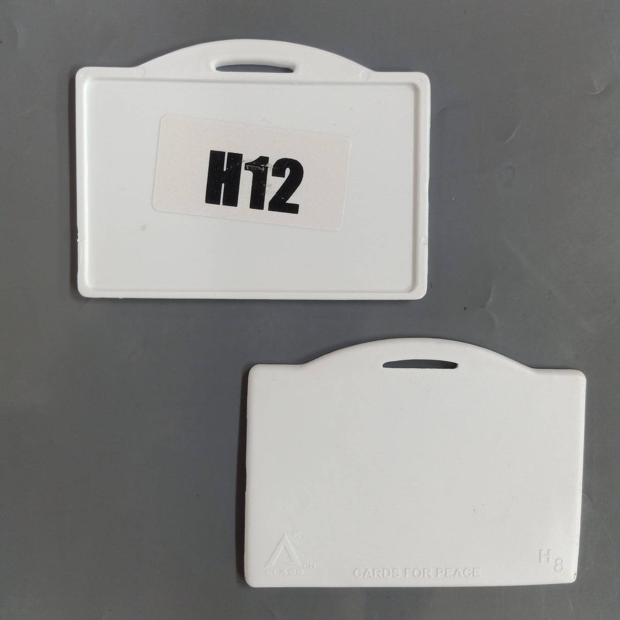 H12 - 54x86 mm Horizontal Id Card Pasting Holder - Single Side