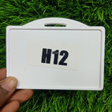 H12 - 54x86 mm Horizontal Id Card Pasting Holder - Single Side