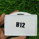 H12 - 54x86 mm Horizontal Id Card Pasting Holder - Single Side