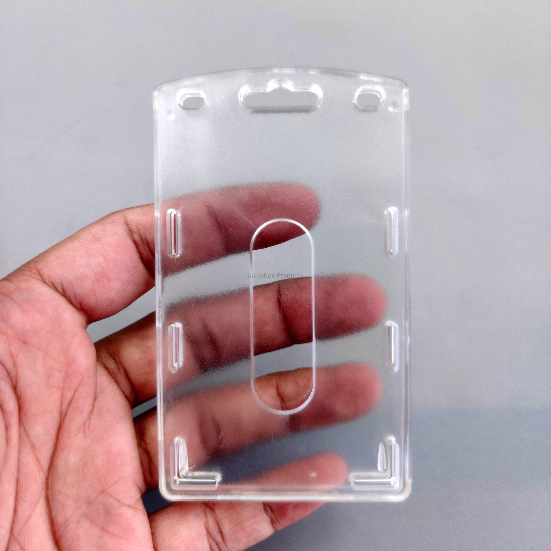 H133 Crystal Elite PVC ID Holder 54x86 \ – Abhishek Products