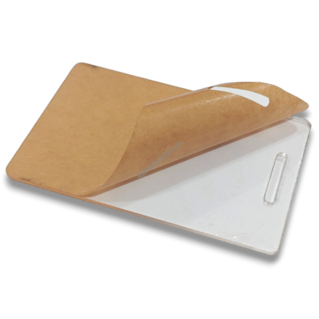 Horizontal Acrylic Sandwich ID Card - 86x54mm 2mm Thick Double Sided Print - Assembly View - AbhishekID