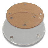 Acrylic Magnet Round Photo Frame – Round Fridge Magnet Frame 7.8x7.8 cm (Without Print)