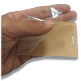 Vertical Acrylic Sandwich ID Card Set | 54x86mm | 2mm Thick | 2 Pcs Per Set | Clear Gum + Lamination Ready