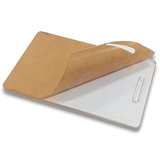 Vertical Acrylic Sandwich ID Card Set | 54x86mm | 2mm Thick | 2 Pcs Per Set | Clear Gum + Lamination Ready