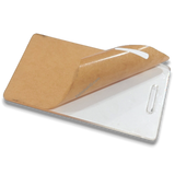 Vertical Acrylic Sandwich ID Card Set | 54x86mm | 2mm Thick | 2 Pcs Per Set | Clear Gum + Lamination Ready