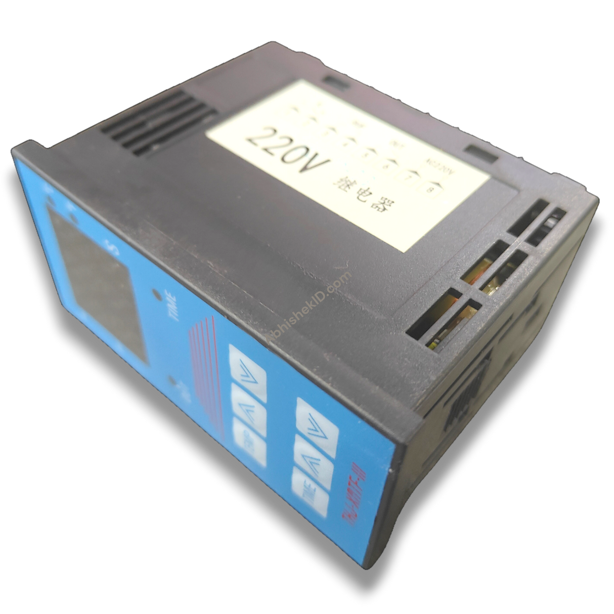 Temperature Controller for 15x15 & 16x24 Heat Press, black plastic with blue face, digital meter for heat press.