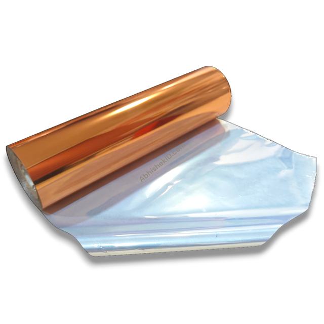 8.5x112 Meter Copper Foil Metallic Roll Laserjet by AbhishekID, shiny copper material for printing