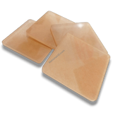 74mm square clear acrylic paper weight DIY blank for desk, inserts, and gifts