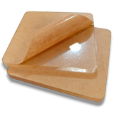 74mm square clear acrylic paperweight blank for DIY inserts and gifts