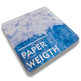 74mm square clear acrylic paperweight DIY blank for desk, inserts, and gifts