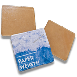 74mm square clear acrylic paperweight DIY blank for inserts, gifts, and desk organization