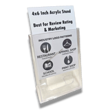 K-164 Acrylic Stand 6x4 inch portrait orientation display