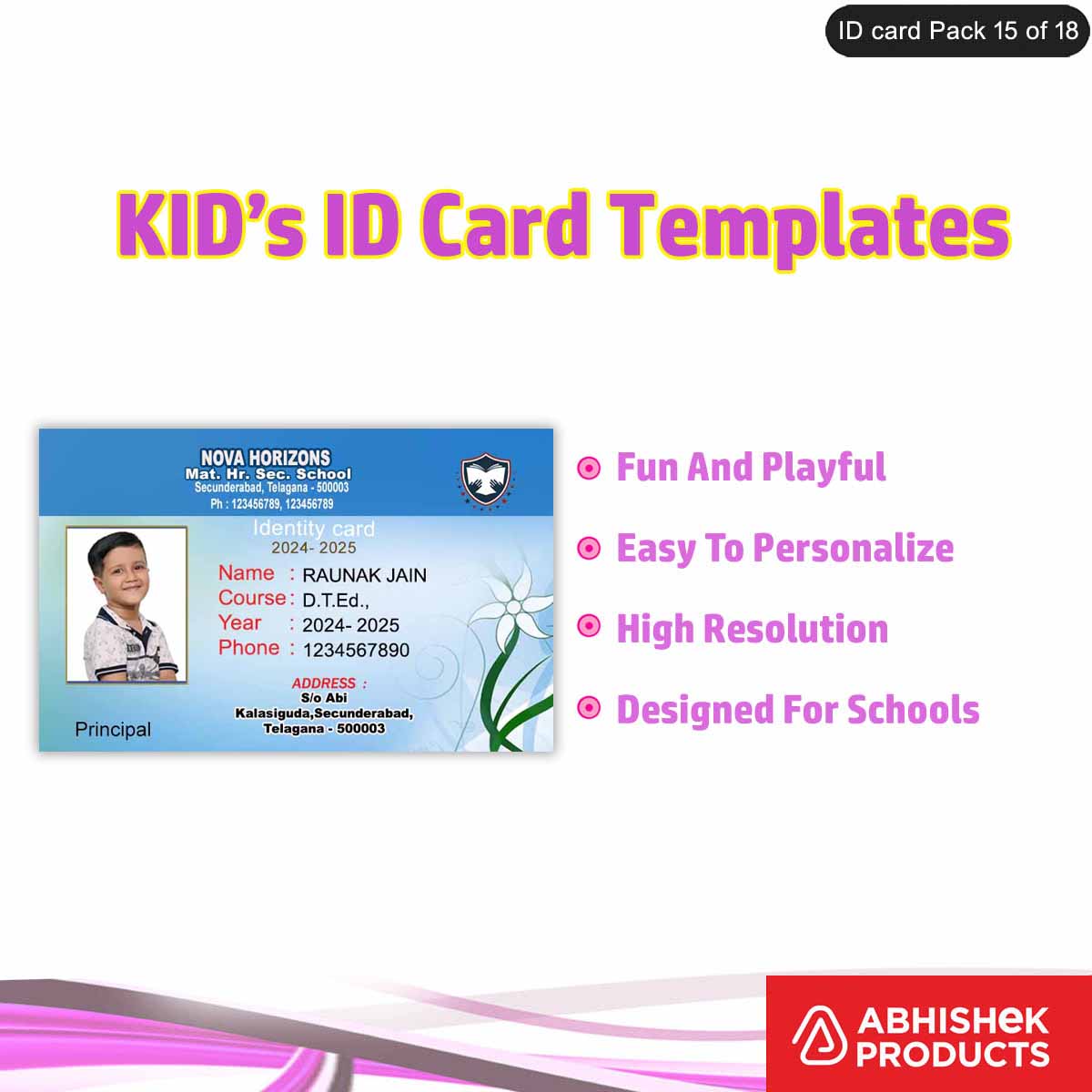 school-id-card-design-template