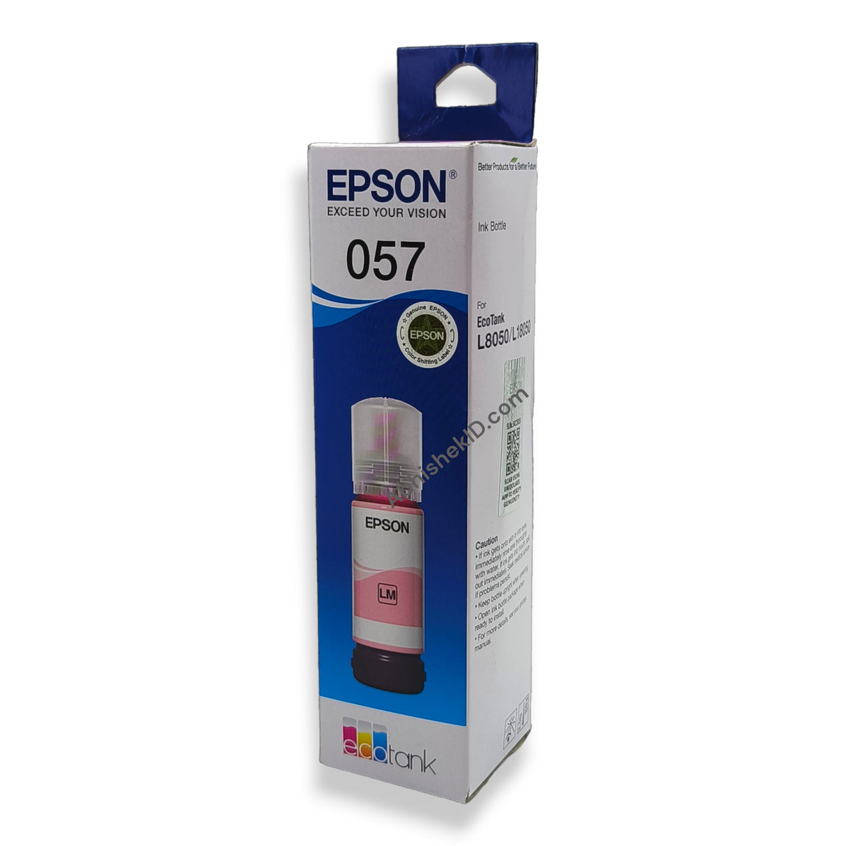 Light Magenta Epson Original 057 Ink Bottles for EcoTank Printers L8050, L18050, L8150 (3)