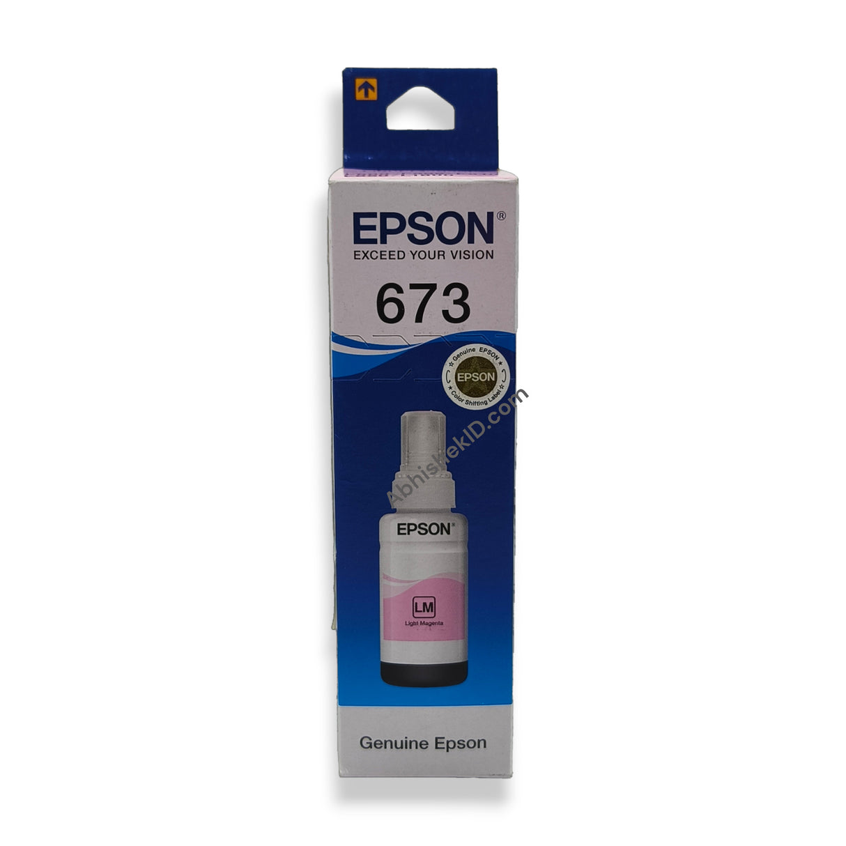 Light Magenta Epson Original 673 Ink Bottles for EcoTank Printers L805, L850, L1800, L810, L800 (2)