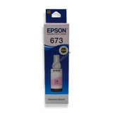 Light Magenta Epson Original 673 Ink Bottles for EcoTank Printers L805, L850, L1800, L810, L800 (2)