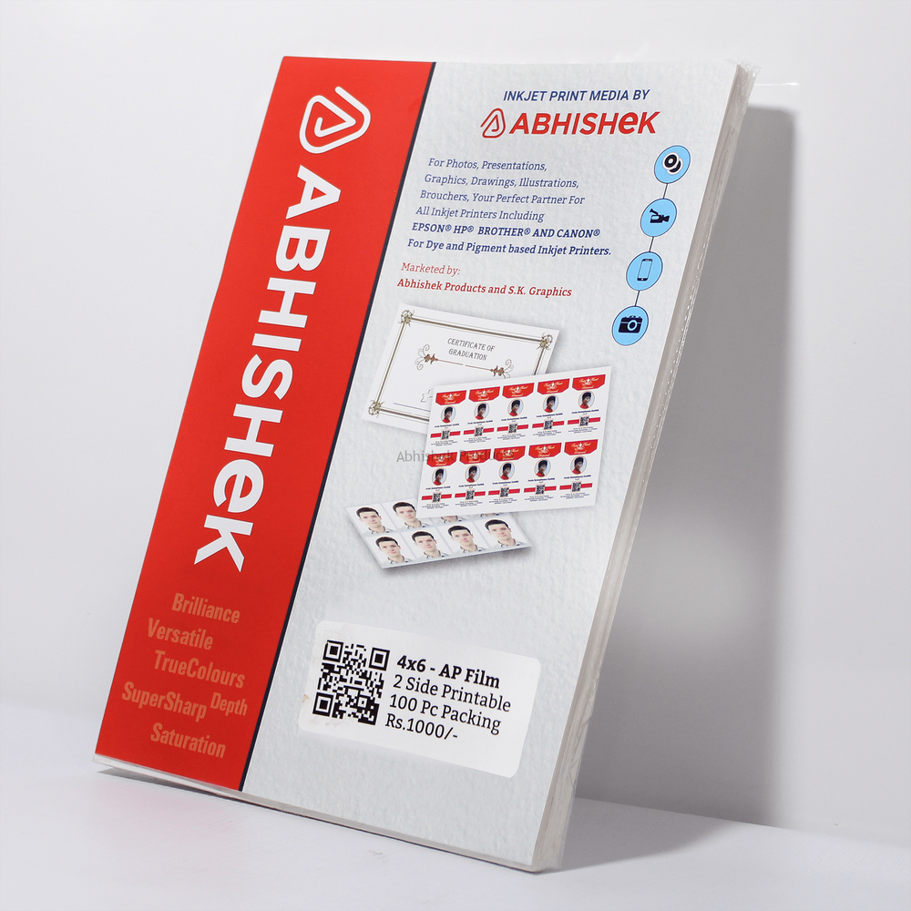 Maxi Ink 4x6 AP Film 180 Mic ID Cards | AbhishekID – Abhishek Products