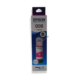 Magenta Epson Original 008 Ink Bottles for EcoTank Printers L15150, M15140, M15180, L6460, L6490, L6580, L6570, L15180 (1)