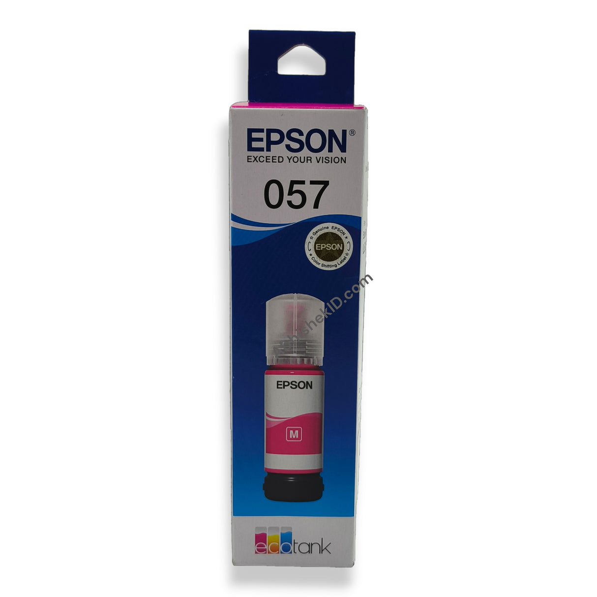 Magenta Epson Original 057 Ink Bottles for EcoTank Printers L8050, L18050, L8150 (2)