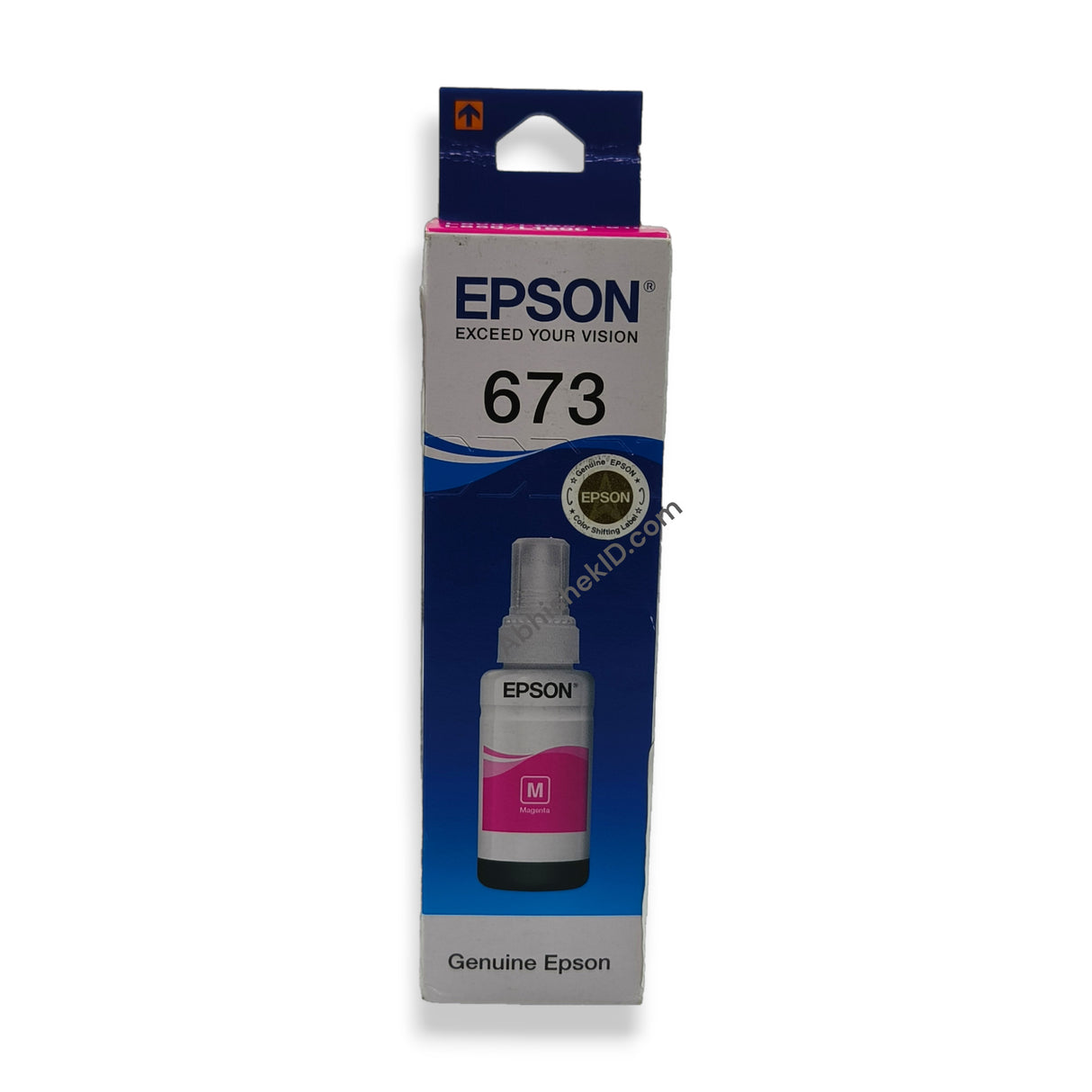 Magenta Epson Original 673 Ink Bottles for EcoTank Printers L805, L850, L1800, L810, L800 (2)