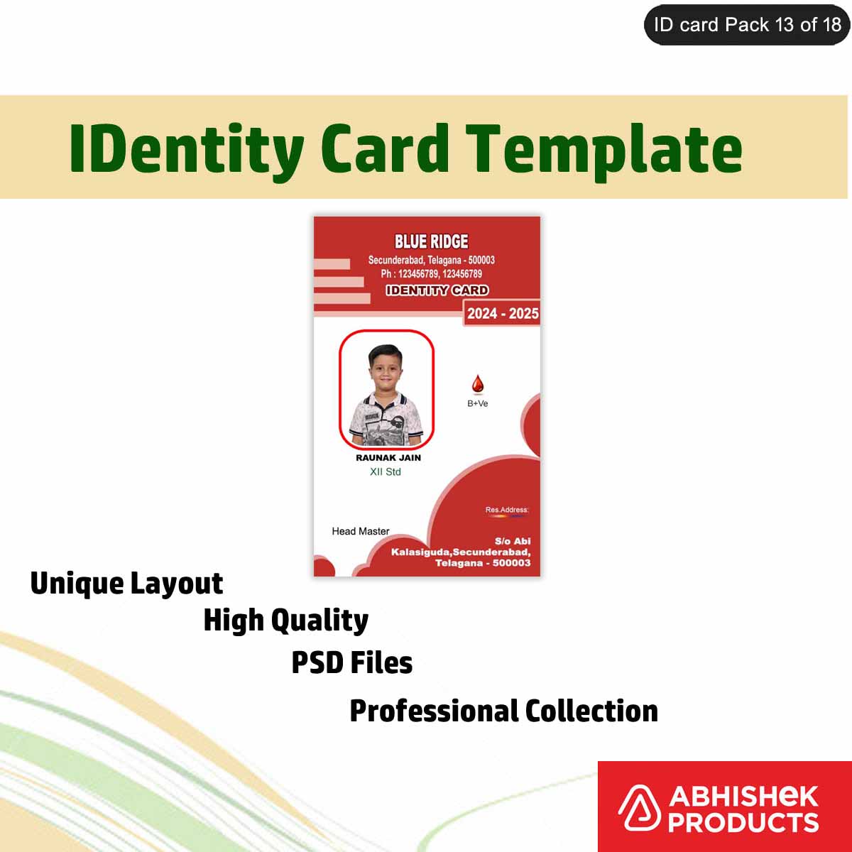 Mega Pack All ID Card Design 950+ Designs 950+ PSD Photoshop File (55)