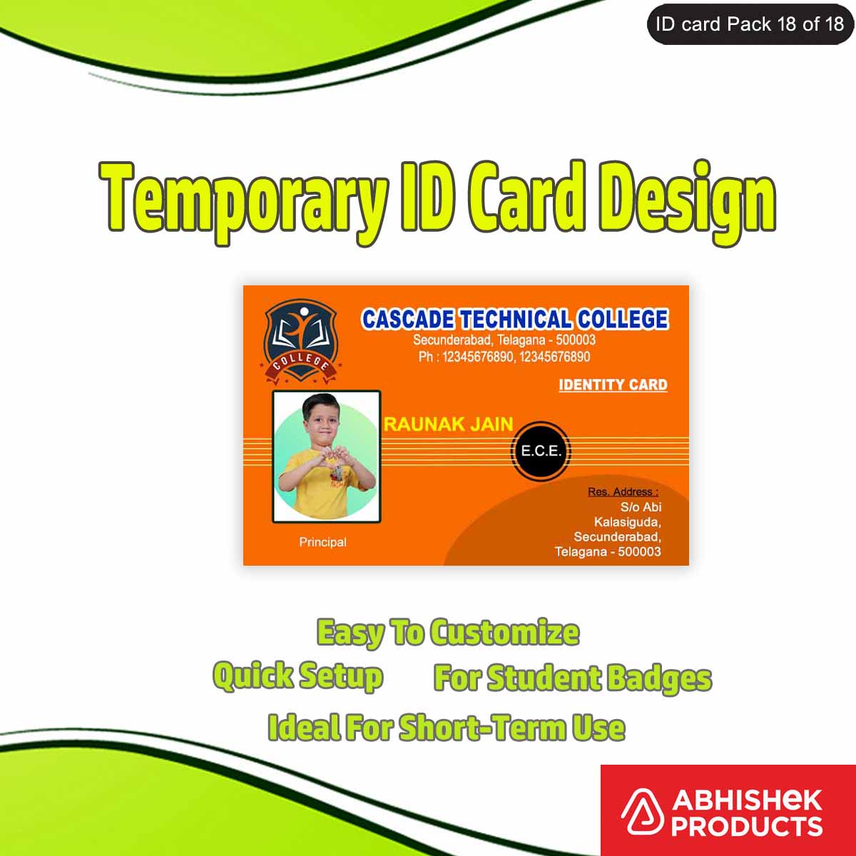 Mega Pack All ID Card Design 950+ Designs 950+ PSD Photoshop File (69)