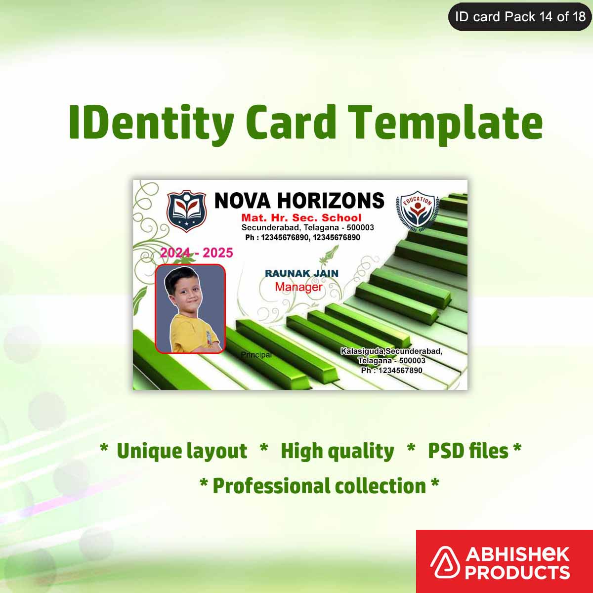 Mega Pack All ID Card Design 950+ Designs 950+ PSD Photoshop File (73)