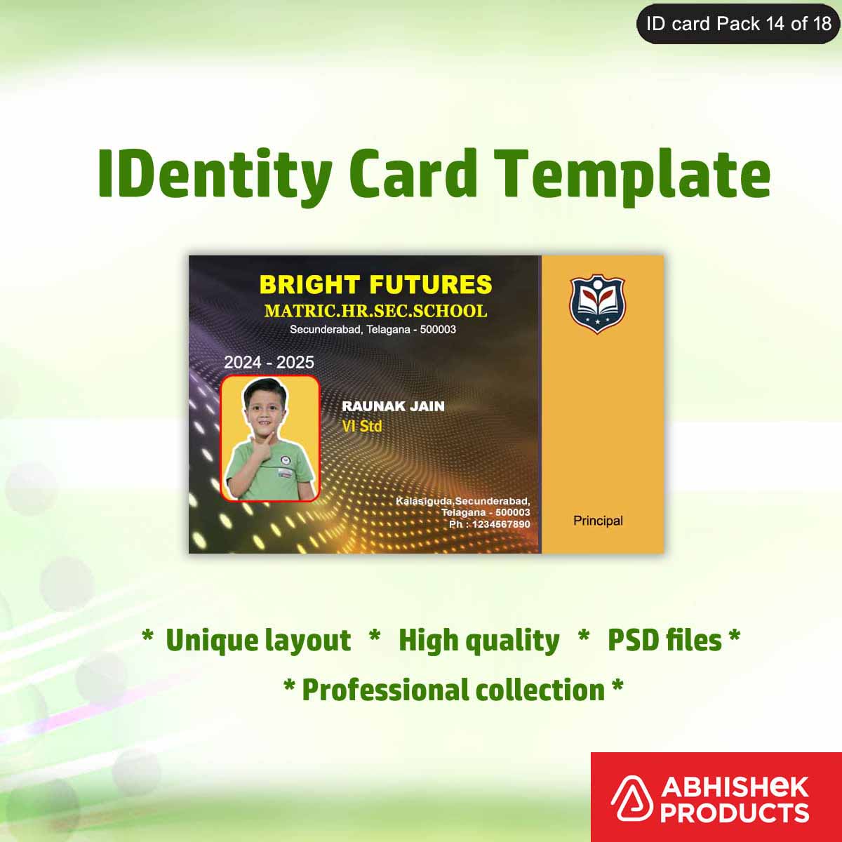 Mega Pack All ID Card Design 950+ Designs 950+ PSD Photoshop File (77)