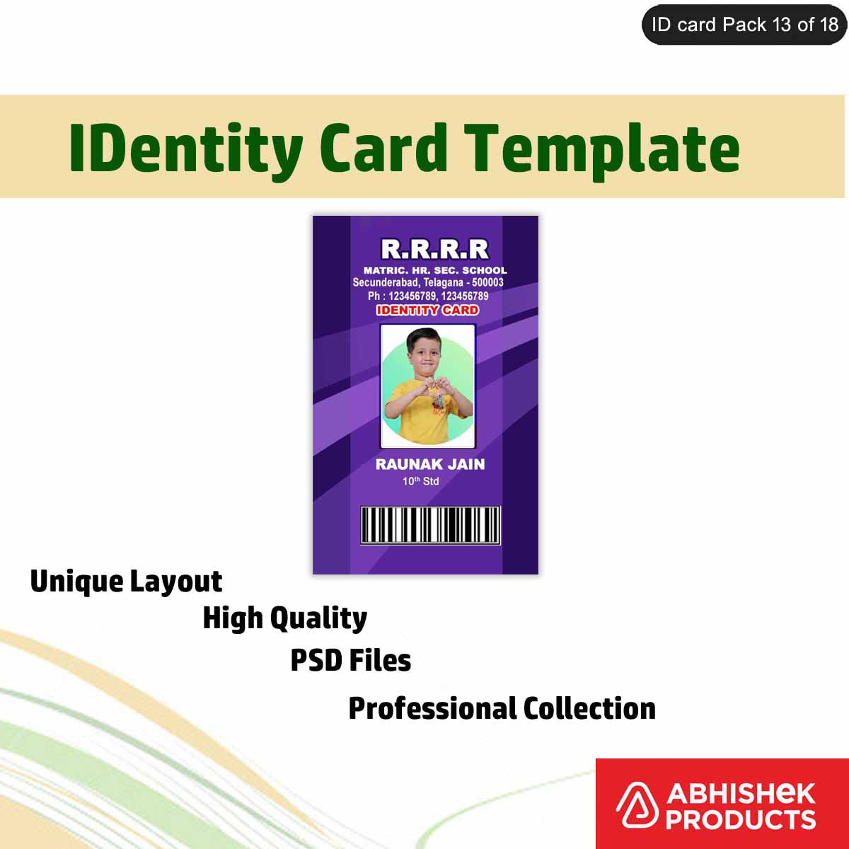 Mega Pack All ID Card Design 950+ Designs 950+ PSD Photoshop File (78)