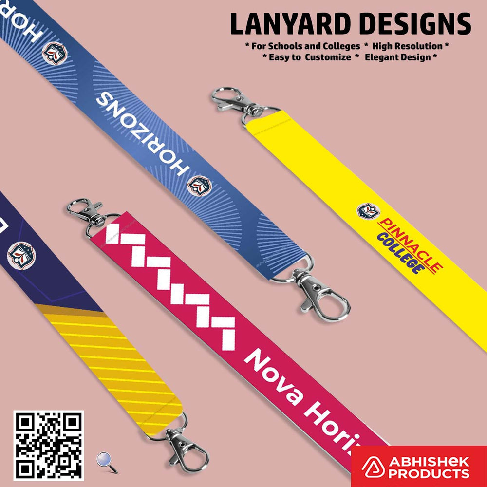 Retro ID card lanyard design