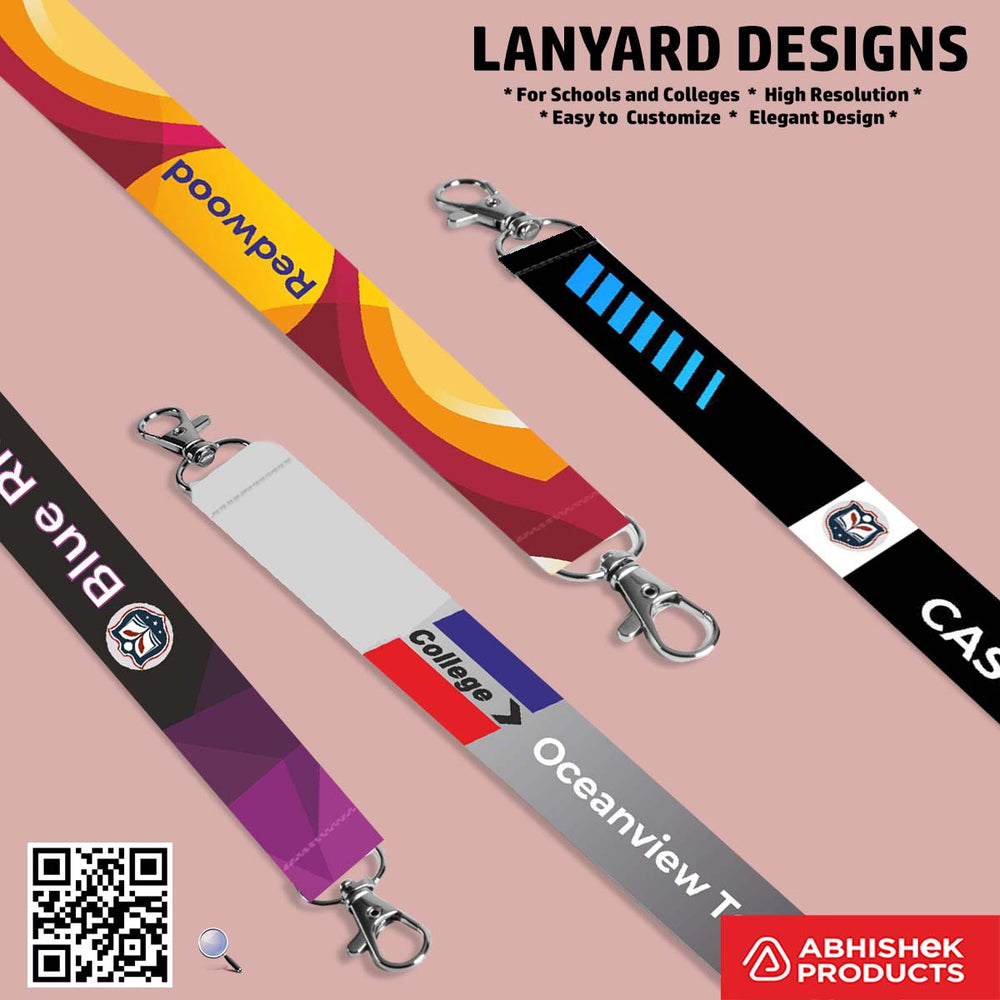 Modern elegance ID card lanyard design