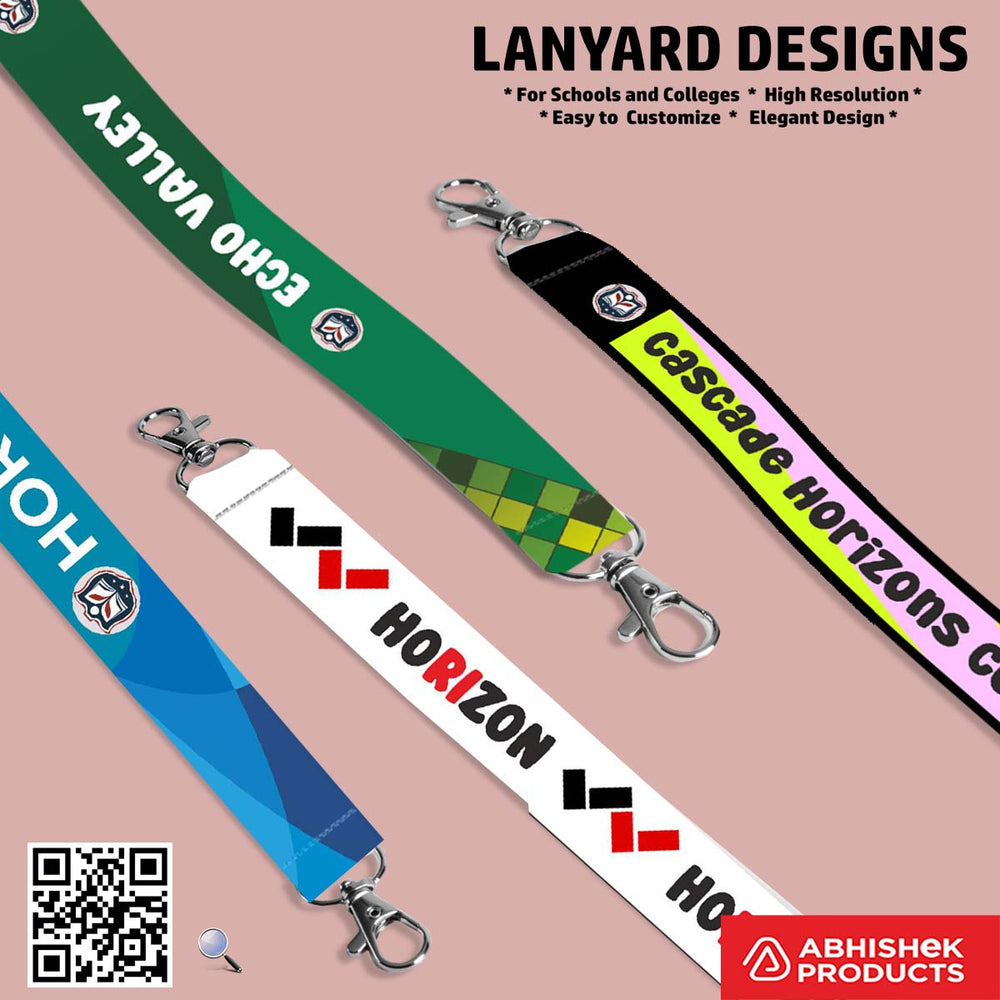 Funky ID card lanyard design