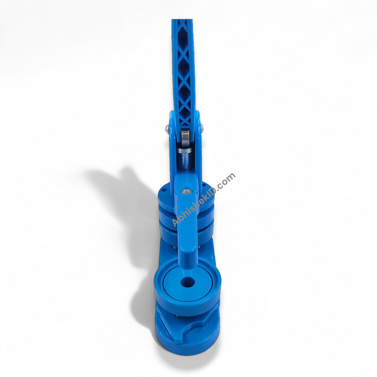 58mm బటన్ బ్యాడ్జ్ మేకర్ మెషిన్ - సర్కిల్ కట్టర్ &amp; బటన్ భాగాలతో DIY ప్లాస్టిక్ పిన్ ప్రెస్