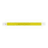 Paper Wristband Yellow 02