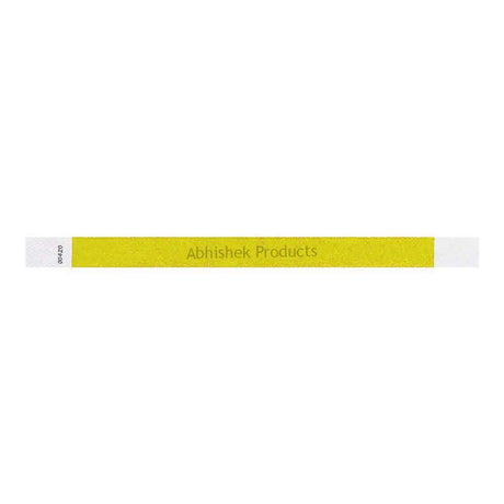 Paper Wristband Yellow 02