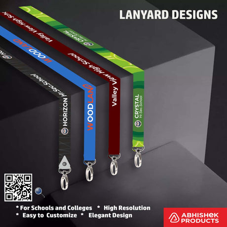 Modern tech ID card lanyard design