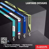 Playful ID card lanyard design