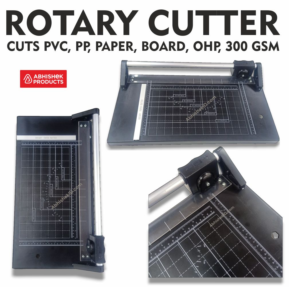 14'' Rotary Paper Trimmer/Cutter Heavy Duty For Up To 800 Mic