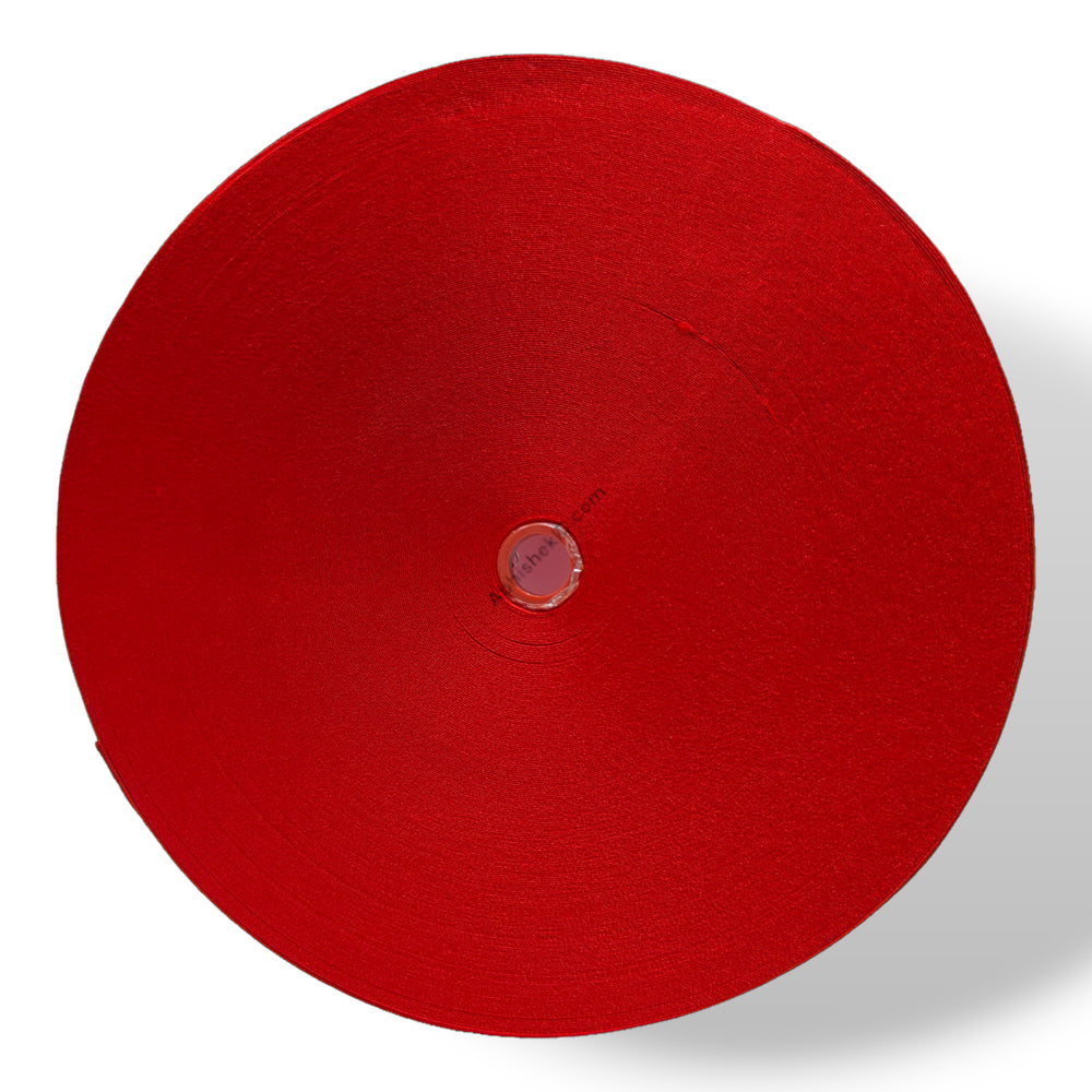 Red 12mm Colour Satin Roll For ID Card Lanyard Tags Screen Printable (1)