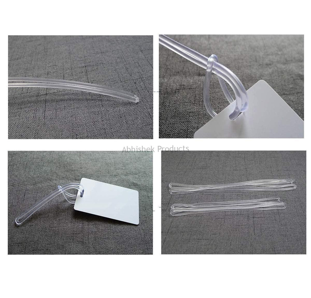 Silicone luggage loop, luggage tag holder, (4)