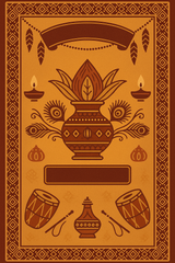 Ganesh Mandal ID Card Design Templates SVG (85x130mm) – Editable for CorelDRAW, Photoshop, Illustrator