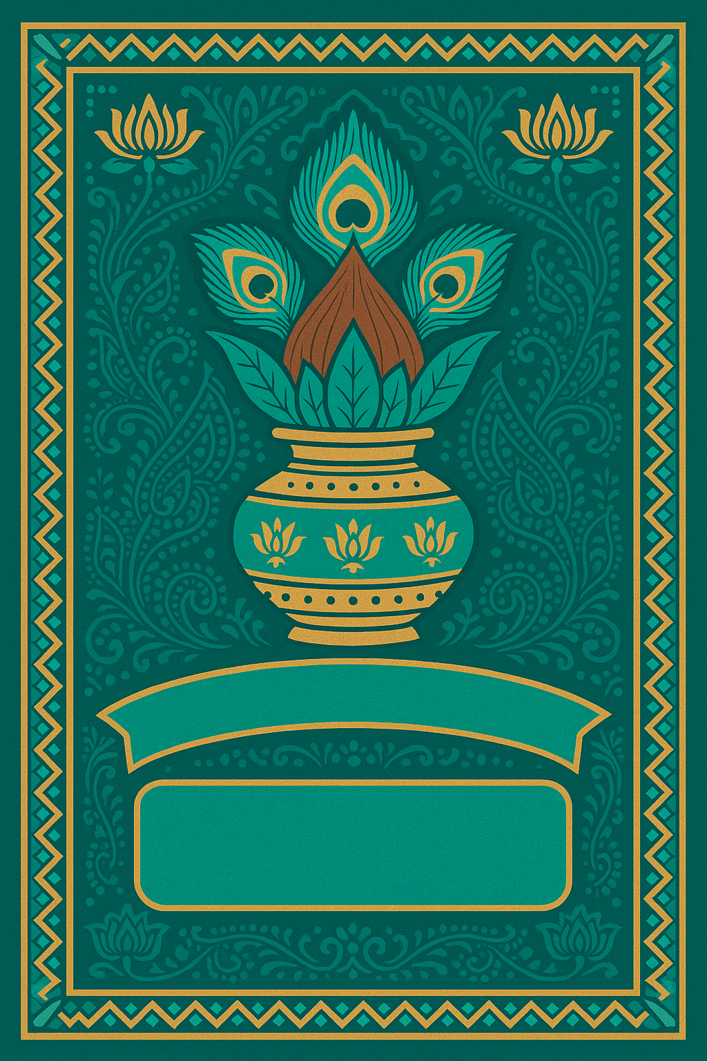 Ganesh Mandal ID Card Design Templates SVG (85x130mm) – Editable for CorelDRAW, Photoshop, Illustrator
