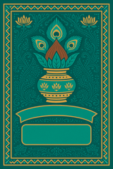 Ganesh Mandal ID Card Design Templates SVG (85x130mm) – Editable for CorelDRAW, Photoshop, Illustrator
