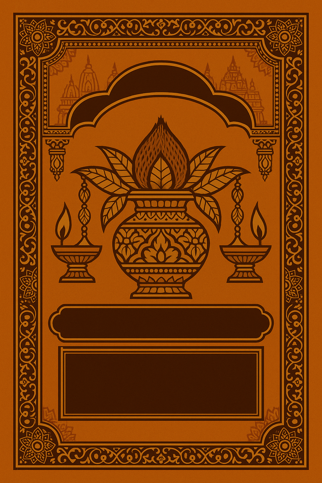 Ganesh Mandal ID Card Design Templates SVG (85x130mm) – Editable for CorelDRAW, Photoshop, Illustrator