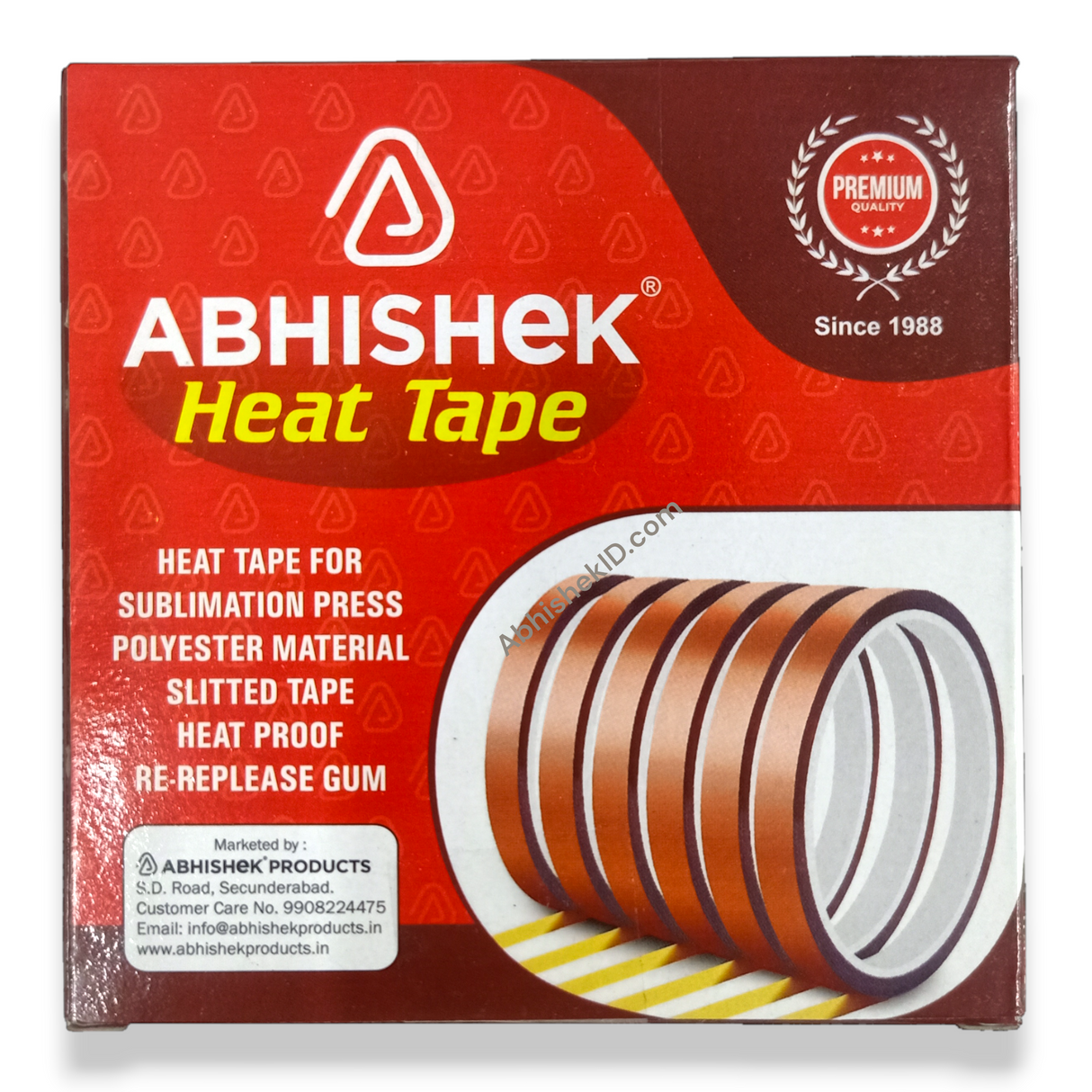 Sublimation Heat Tape High Resistant Temperature Thermal Tape 10mm