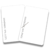 Thin 125 kHz RFID card back with laser-printed UID serial number enrollment