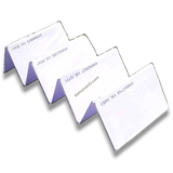 White thin 125 kHz RFID proximity cards bulk stack pack of 10 AbhishekID